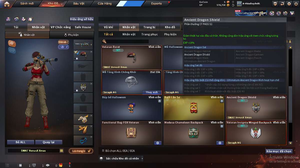 shop acc cf uy tin gia re